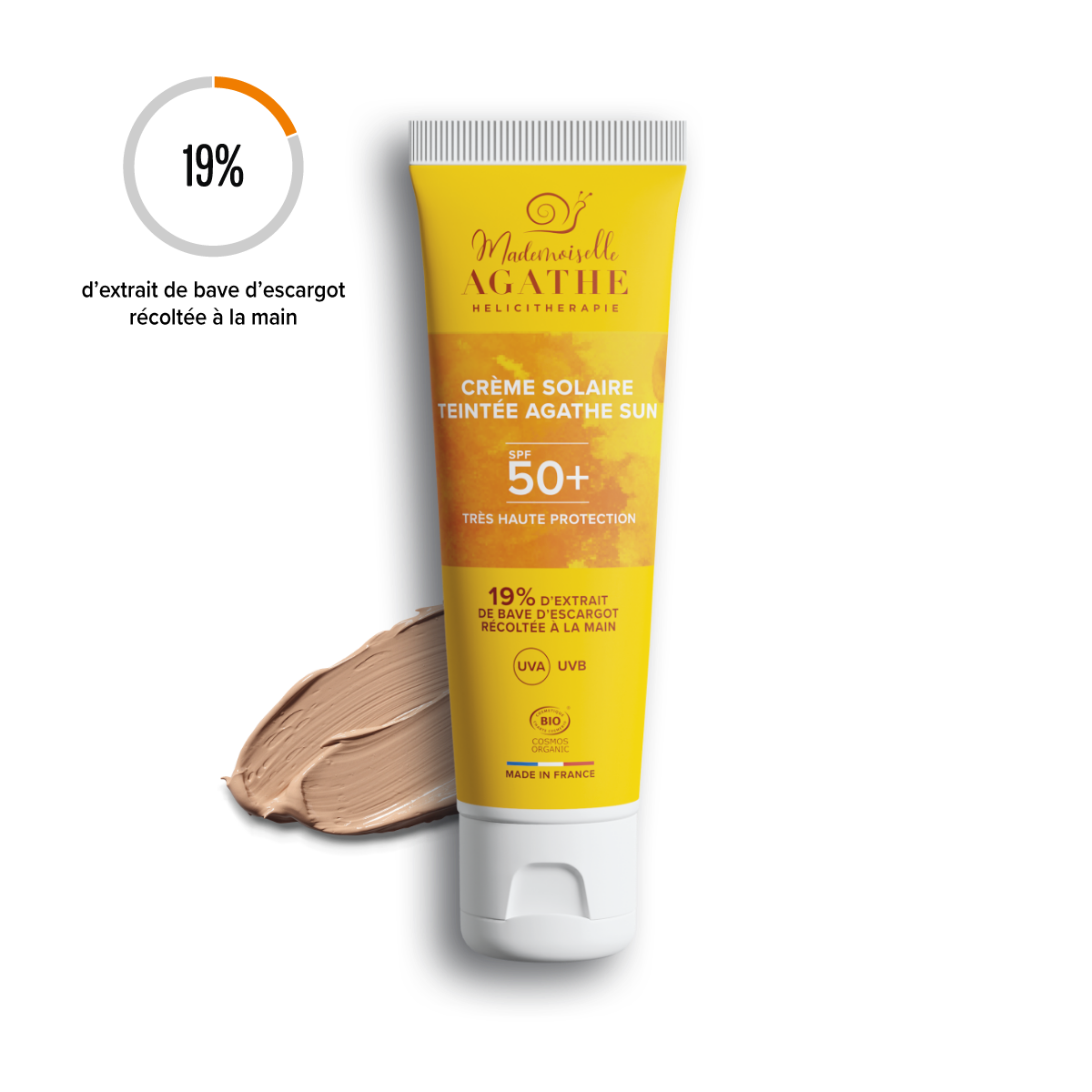 SUN CREAM Certified Organic - Tinted SPF50+