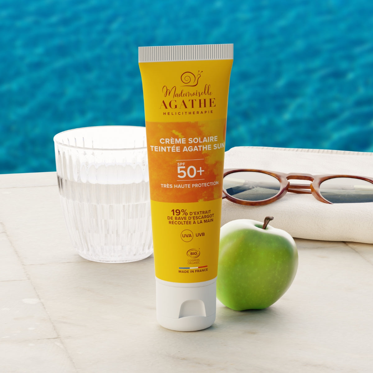 SUN CREAM Certified Organic - Tinted SPF50+