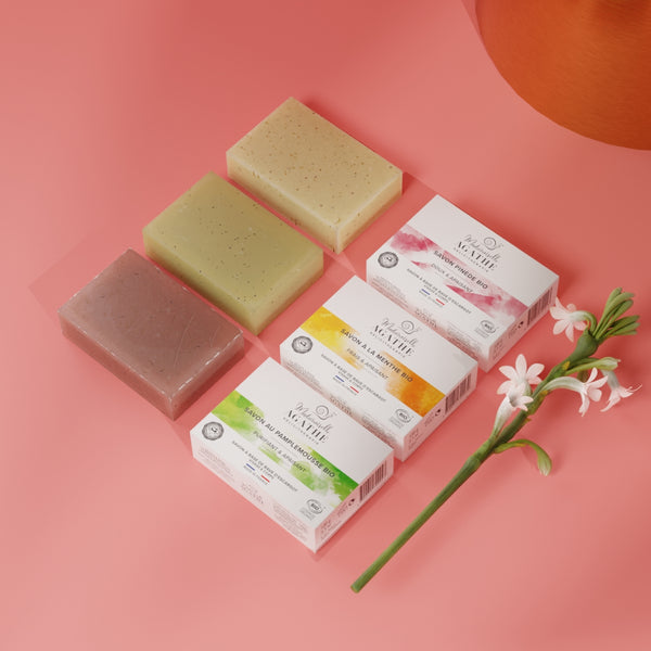 LOT 3 Organic SOAPS - Cold saponified