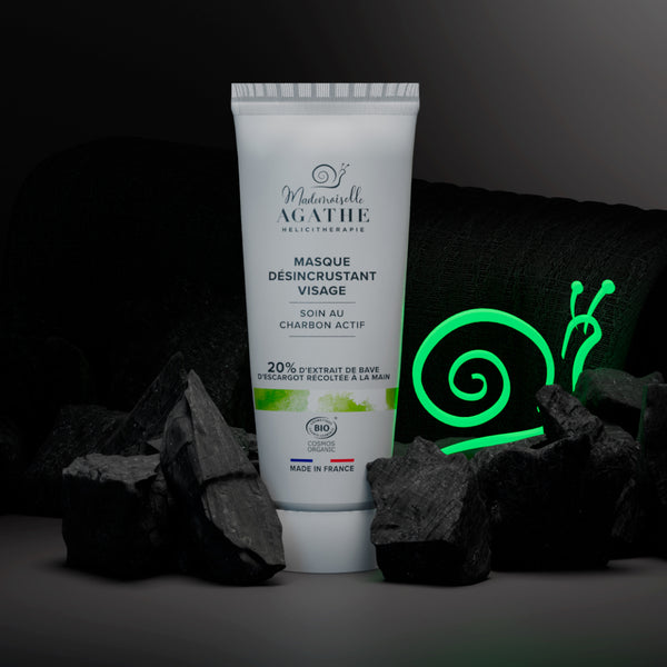 MASK WITH ACTIVATED CHARCOAL Certified Organic - Cleansing & Purifying