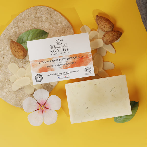 Organic ALMOND SOAP - Protective & Moisturizing