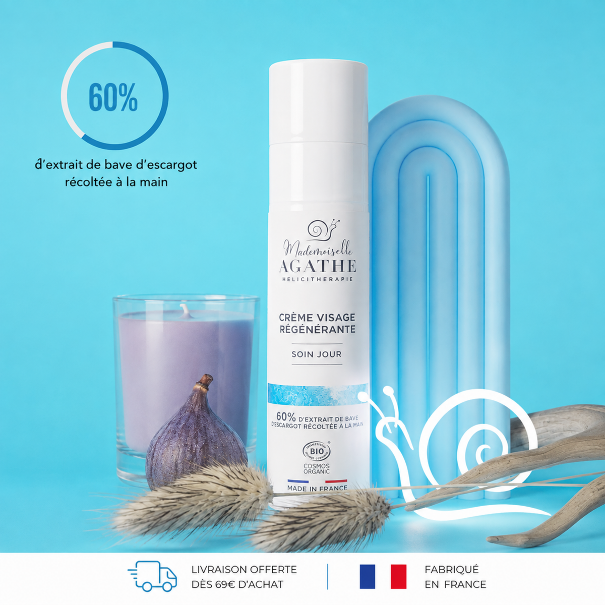 Certified Organic DAY CREAM - Moisturizing &amp; Regenerating