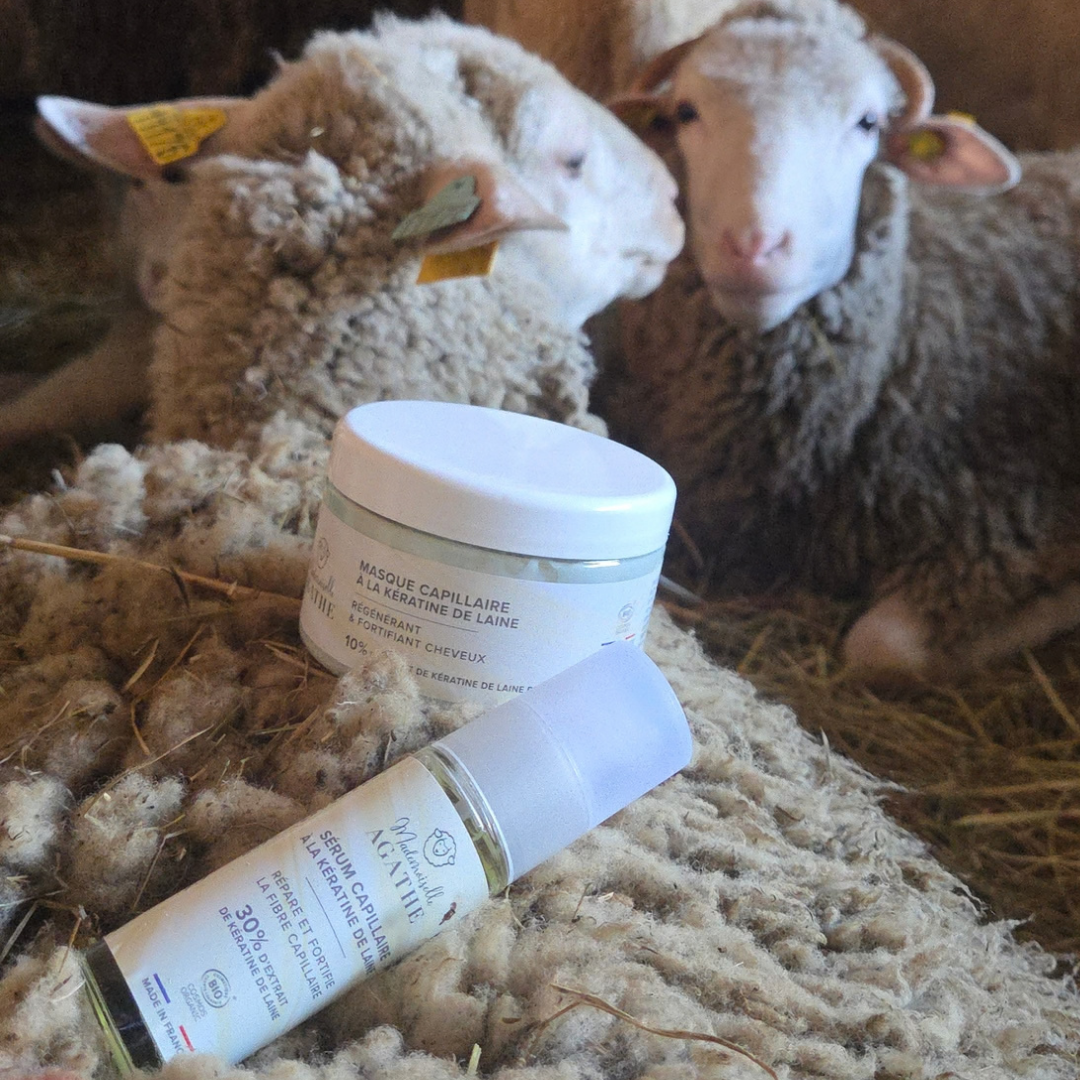 ORGANIC WOOL KERATIN HAIR REPAIR DUO