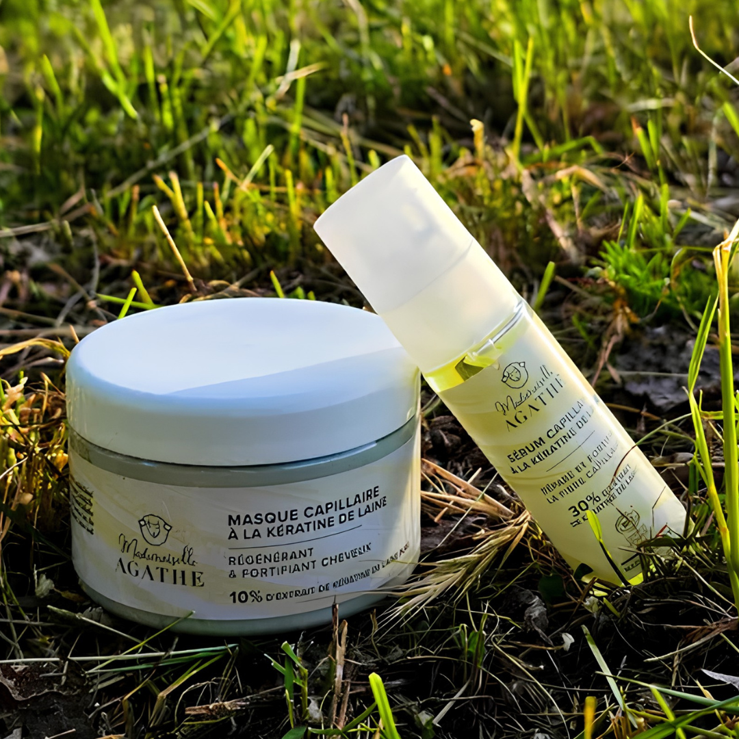 Essential Hair Duo with Organic Certified Sheep Wool Keratin