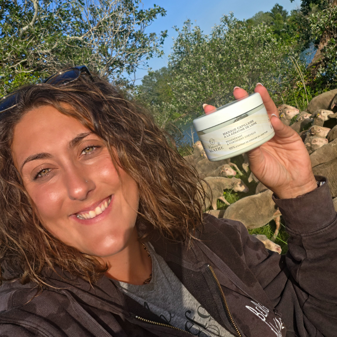 Organic Certified Wool Keratin Hair Mask - regenerating & strengthening