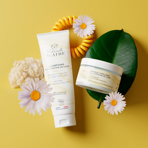 Essential Hair Duo with Organic Certified Sheep Wool Keratin