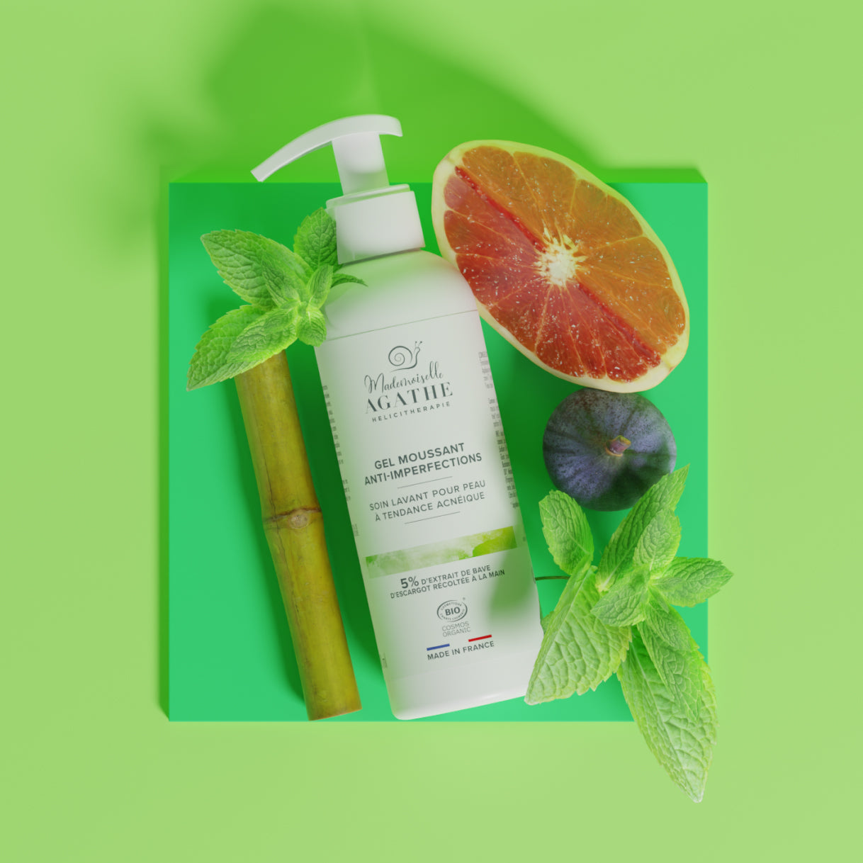 DUO FOAMING GELS &amp; its Hélicimousse soap dispenser