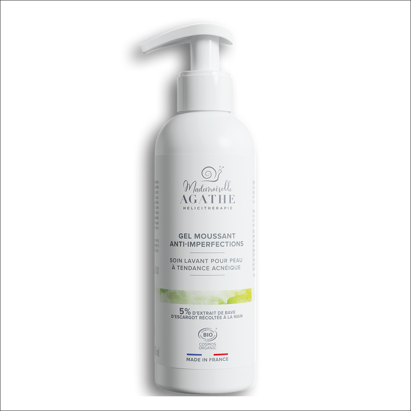 Certified organic FOAMING GEL - Cleansing &amp; Purifying