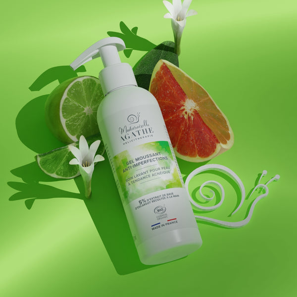 Certified organic FOAMING GEL - Cleansing & Purifying