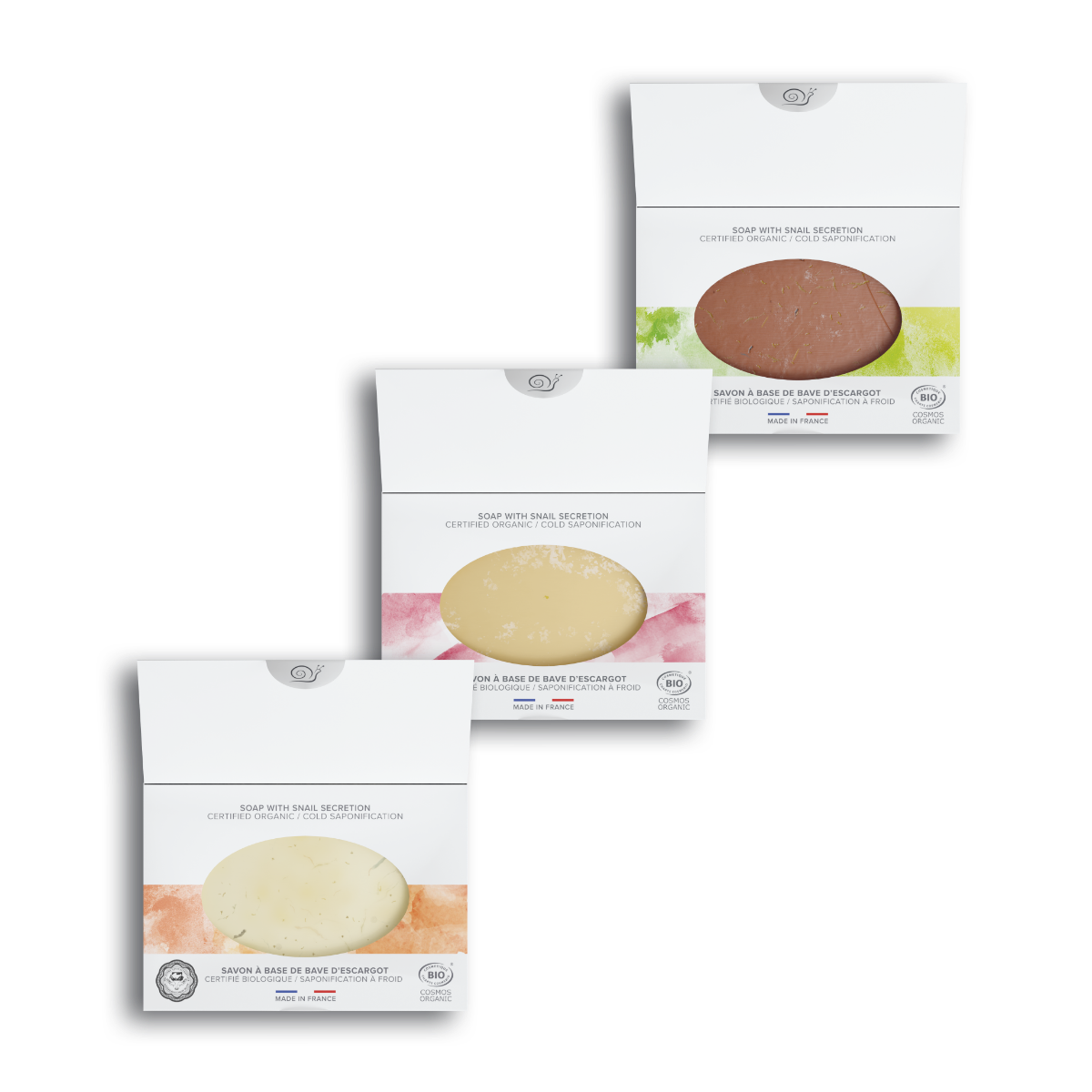 LOT 3 Organic SOAPS - Cold saponified