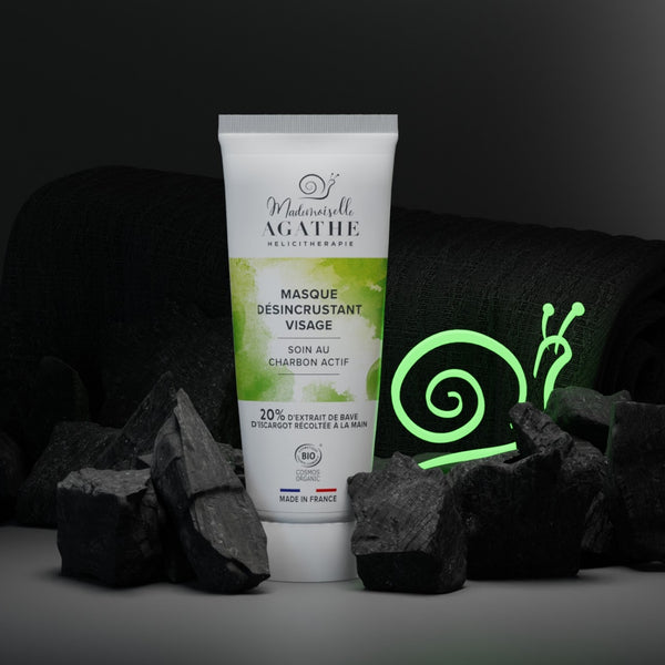 MASK WITH ACTIVATED CHARCOAL Certified Organic - Cleansing & Purifying