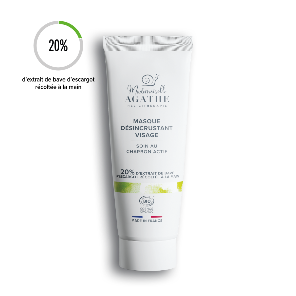 MASK WITH ACTIVATED CHARCOAL Certified Organic - Cleansing &amp; Purifying