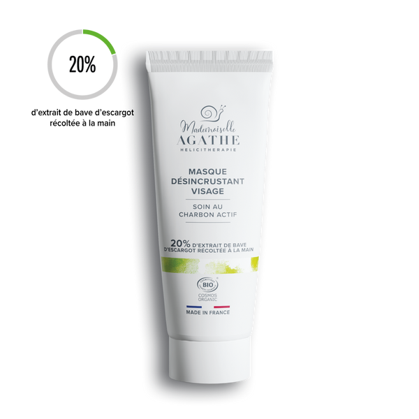 MASK WITH ACTIVATED CHARCOAL Certified Organic - Cleansing & Purifying