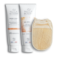 BODY BEAUTY ROUTINE - Exfoliating and moisturizing