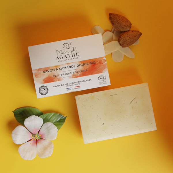 Organic ALMOND SOAP - Protective & Moisturizing