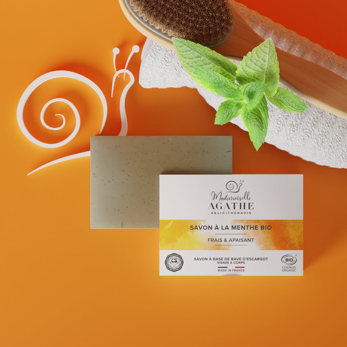 Organic MINT SOAP - Fresh &amp; Soothing