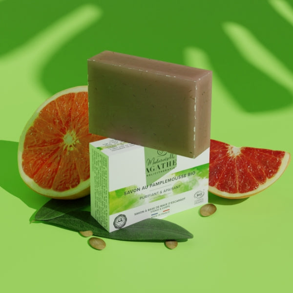 Organic GRAPEFRUIT SOAP - Purifying & Soothing