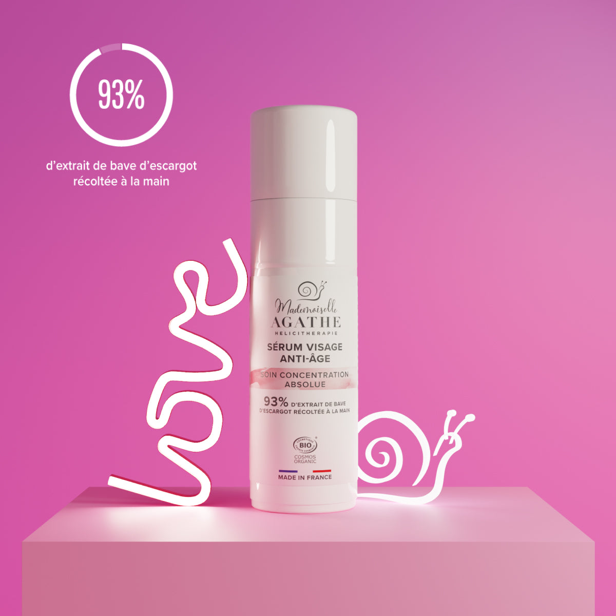 ANTI-AGING SERUM Certified Organic - Fine Lines &amp; Wrinkles