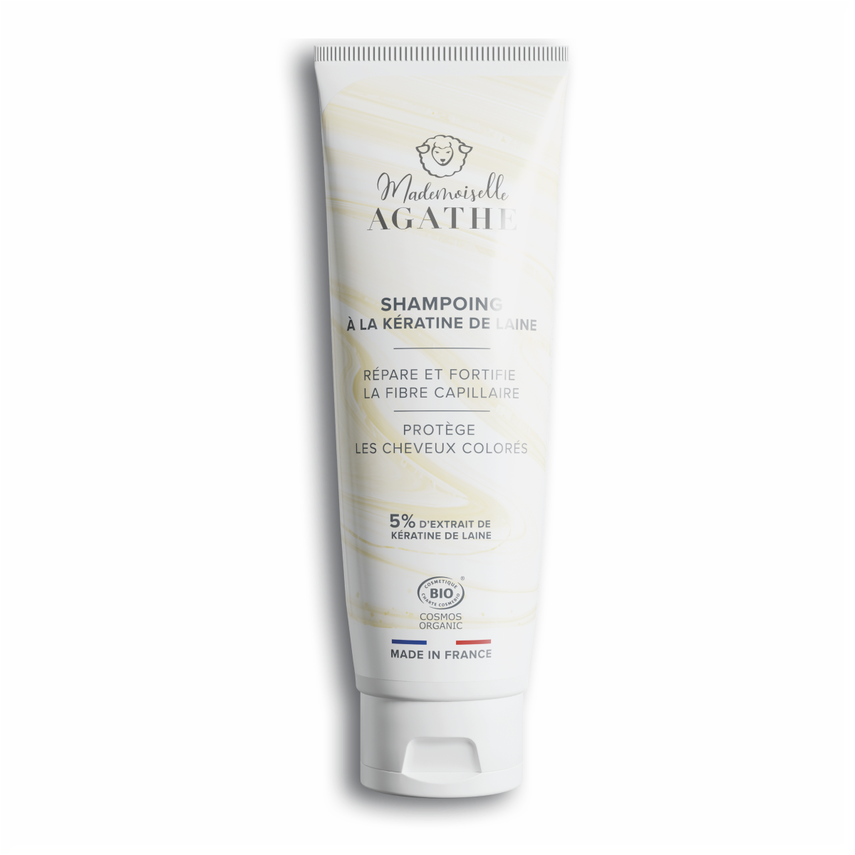 Certified organic wool keratin shampoo - washes & protects