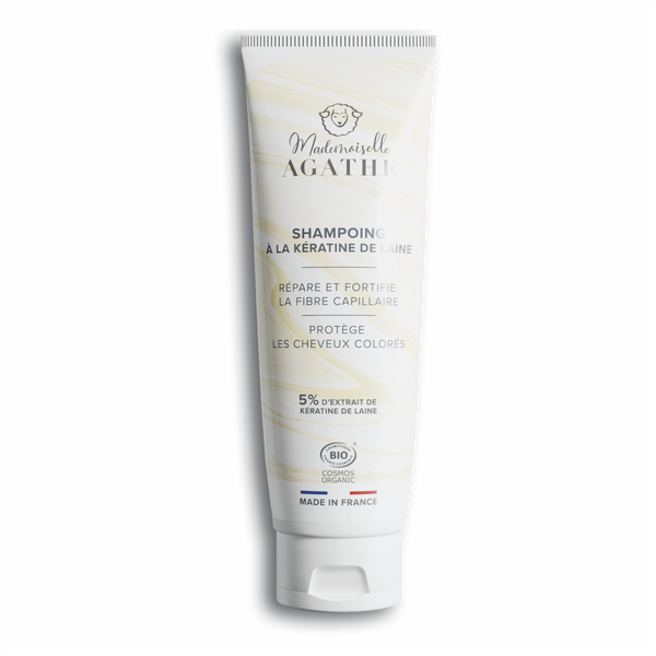 Organic Certified Wool Keratin Shampoo - repairs & protects